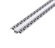 LED Alu Unterputz Profil Z-5213 inkl. Abdeckung matt 2000mm