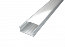 LED Alu Profil Standard 2 S-2310 silber inkl. Abdeckung matt 2000mm