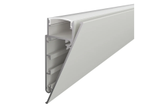 LED Alu Profil Wandmontage weiss inkl. Abdeckung matt 2000