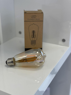 LED Filament Bulb E27 230v 8w 2700k dimmbar