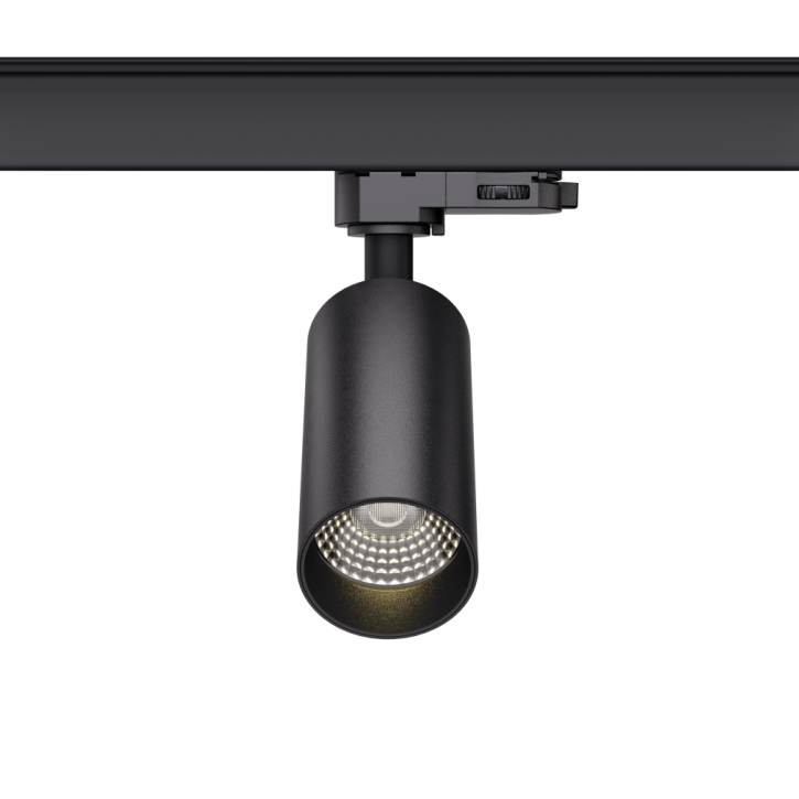 6watt  Lampe für 3Phasen 3000k schwarz