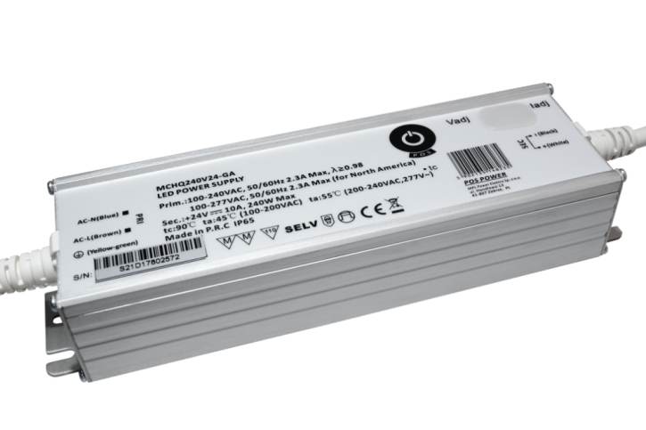 24v 240w Netzteil Dimmbar on board POS MCHQ240V24GA