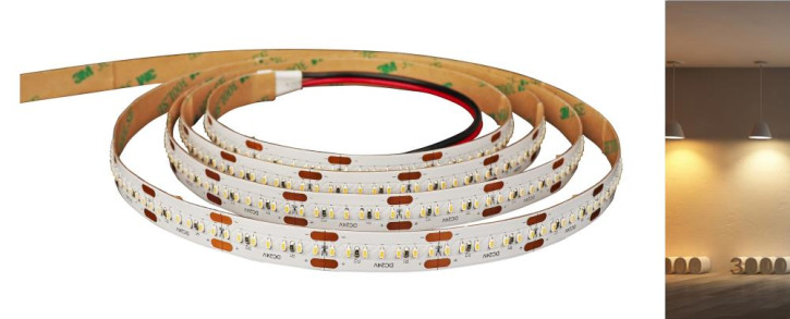 24v SMD2010 240 LED pro Meter extra warmweiß 2700k 500cm IP65 14w/m (72w)