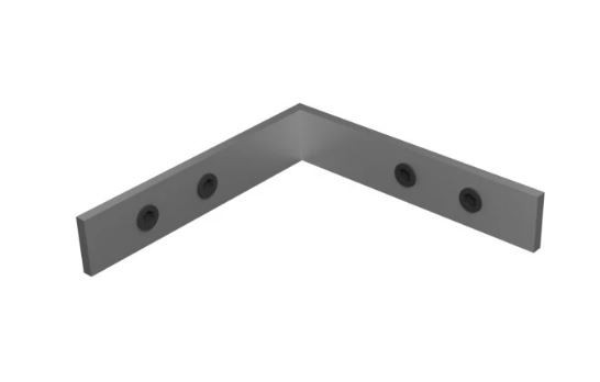 Eckverbinder 90° 3D zu Alu Profil